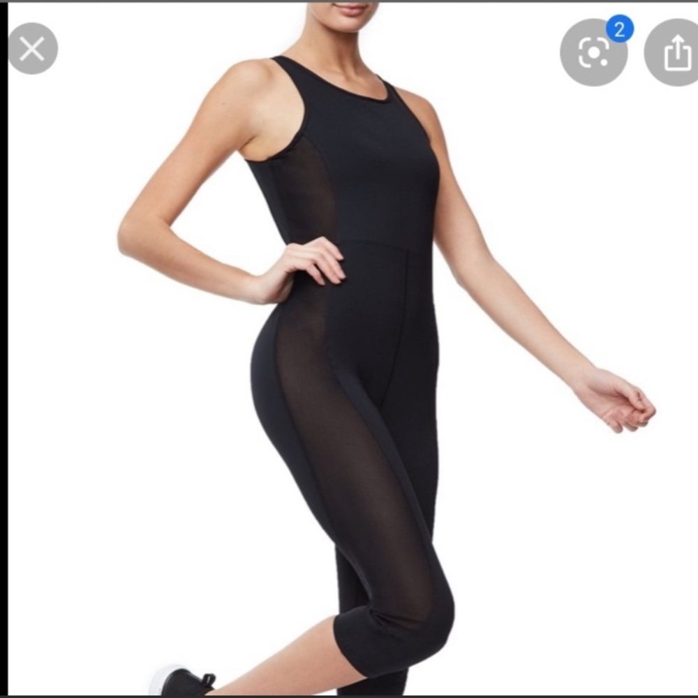 Good American The Power Mesh Jumpsuit